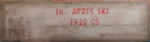 Après-Ski - étiquette