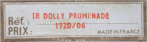 Promenade - étiquette