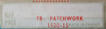 Patchwork - étiquette