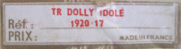 Idole - étiquette